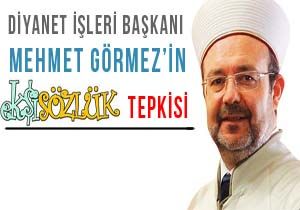 Diyanet leri Bakan Grmezden eki szlkTepkisi